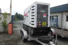 Dyzelinis generatorius, priekaba, 100kW, 24h